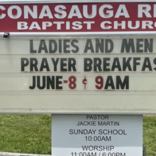 6/8 Conasauga River Baptist Church Prayer Breakfast