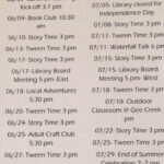 7/11 West Polk Library Tween Time
