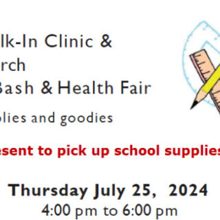 7/25 Back 2 School Bash & Health Fair Ocoee, TN