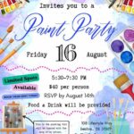 8/14 AmVet Ladies Auxiliary of Polk Paint Night RSVP Deadline