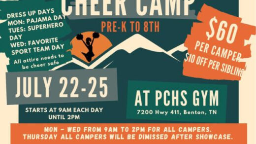 7/22-25 PCHS Summer Cheer Camp