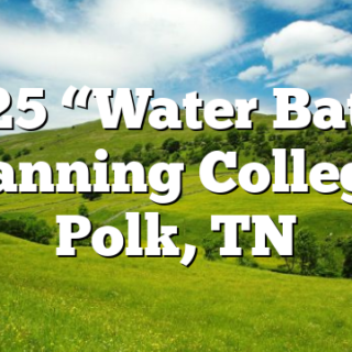 7/25 “Water Bath” Canning College Polk, TN