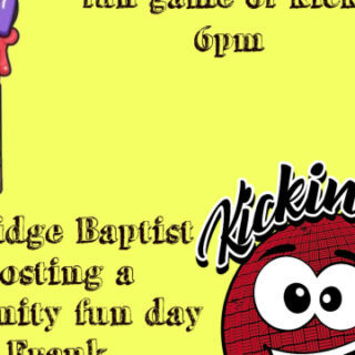 7/27 Kickball & Ice Cream Social of Pine Ridge Baptist Church