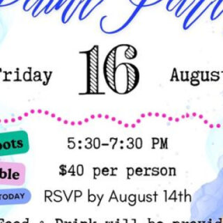 8/16 AmVet Ladies Auxiliary of Polk County, TN Paint Night