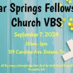 9/7 Clear Springs Fellowship VBS