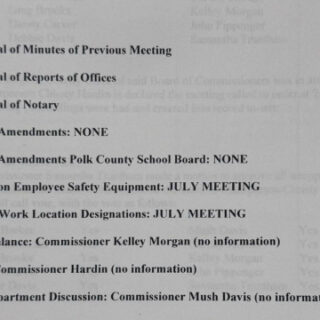 8/15 Polk County Board of Commisioners Meeting