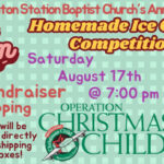 8/17 Homemade Ice Cream Competition at Benton Station Baptist Church