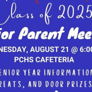 8/21 Class of 2025 Senior Meeting