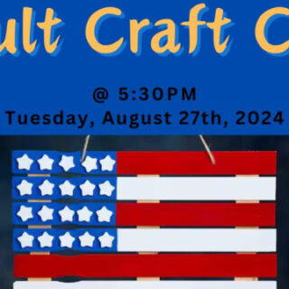 8/27 West Polk Library Adult Craft Club