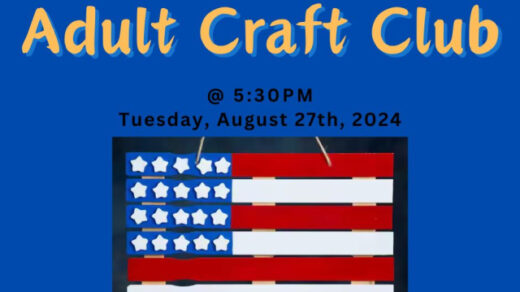 8/27 West Polk Library Adult Craft Club