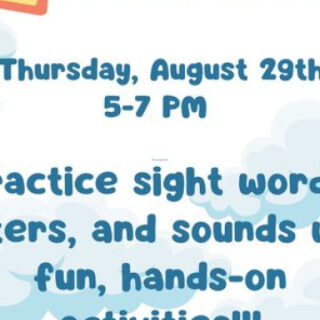 8/29 Family Sight Word Night at BES