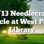 9/13 Needlecraft Circle at West Polk Library