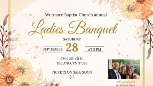 9/28 Wetmore Baptist Church Annual Ladies Banquet