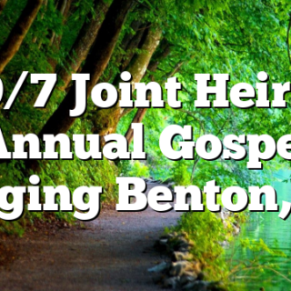 9/7 Joint Heirs Annual Gospel Singing Benton, TN