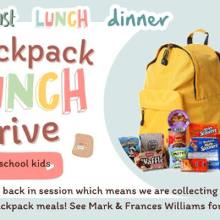 Wetmore Baptist Church Weekend Backpack Meal Drive