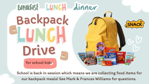 Wetmore Baptist Church Weekend Backpack Meal Drive