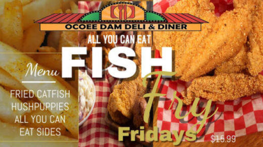 10/18 Ocoee Dam Deli & Diner All You Can Eat Fish Fry