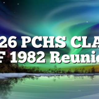 10/26 PCHS CLASS OF 1982 Reunion