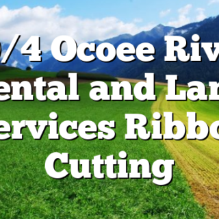 10/4 Ocoee River Rental and Land Services Ribbon Cutting