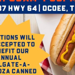 10/4 NEW DATE End of Year Tailgate-a-Palooza Hotdog Event