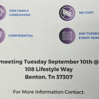 10/8 Alzhimer’s & Dementia Support Group Benton, TN