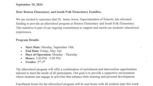 9/16 Polk Schools Afterschool Program Begins