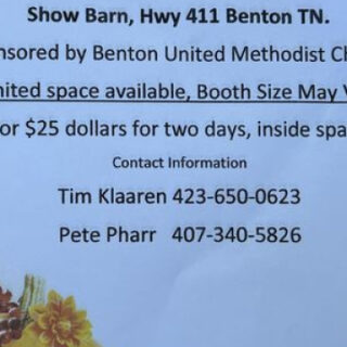 9/27-28 Spectacular Yard Sale Benton, TN