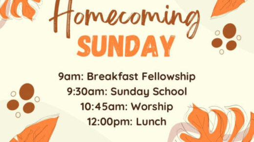 9/29 Homecoming SUNDAY at Shiloh Baptist Church