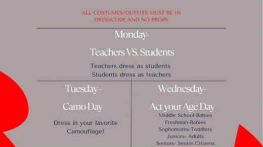 9/30-10/4 Homecoming Spirit Week at Copper Basin High