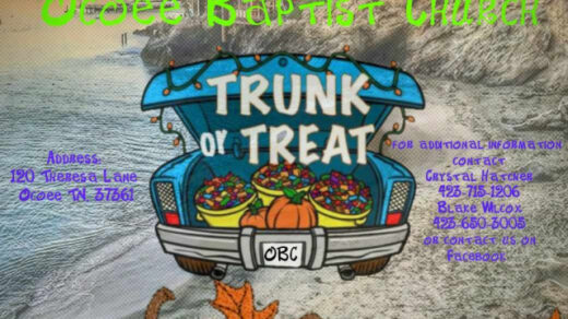 10/26 Ocoee Baptist Church Trunk or Treat