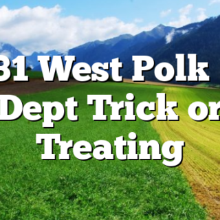 10/31 West Polk Fire Dept Trick or Treating