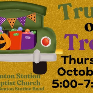 10/31 Benton Station Baptist Church Trunk or Treat