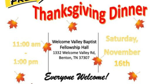 11/16 Community Thanksgiving Dinner