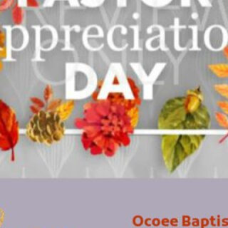 11/10 Ocoee Baptist Church Pastor Appreciation Day