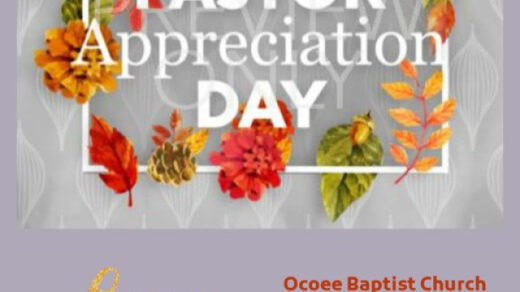 11/10 Ocoee Baptist Church Pastor Appreciation Day