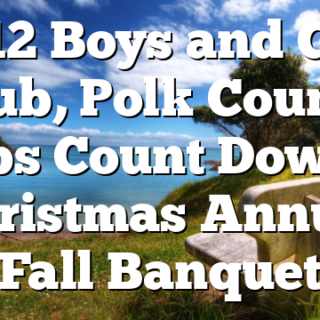 11/12 Boys and Girls Club, Polk County Clubs Count Down to Christmas Annual Fall Banquet