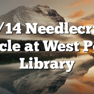 11/14 Needlecraft Circle at West Polk Library