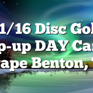 11/16 Disc Golf Pop-up DAY Camp Agape Benton, TN