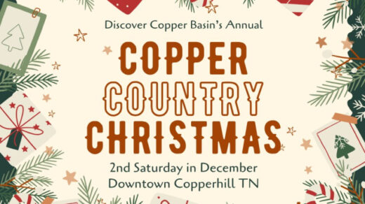 12/14 Copper Country Christmas in downtown Copperhill, TN!