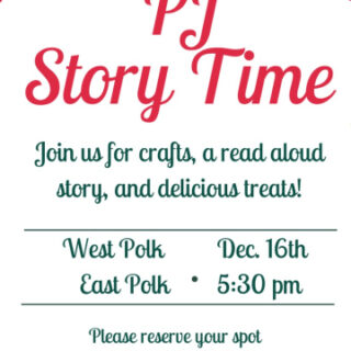 12/16 PJ Story Time Ducktown, TN & Benton, TN