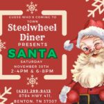 11/30 Santa at Steel Wheel Diner