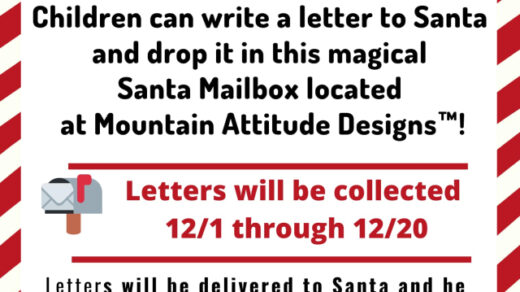 12/20 Santa Letter Drop-off at  Mountain Attitude Designs Deadline