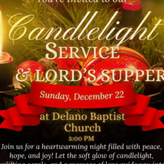 12/22 Candelight Service Delano Baptist Church