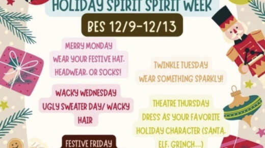 12/9-12/13 BES Holiday Spirit Week