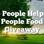 1/6 People Helping People Food Giveaway