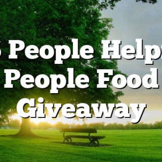 1/6 People Helping People Food Giveaway