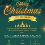 12/25 Rock Creek Baptist Church Christmas Service