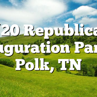 1/20 Republican Inauguration Parade Polk, TN