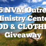 1/25 NVM Outreach Ministry Center FOOD & CLOTHING Giveaway