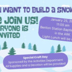 1/25 Build a Snowman at Benton Station Baptist Church
